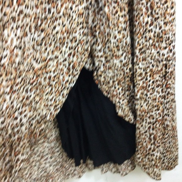 Free People Animal Instinct Cheetah Print Halter Maxi Dress Brown Size 4 - Picture 3 of 13